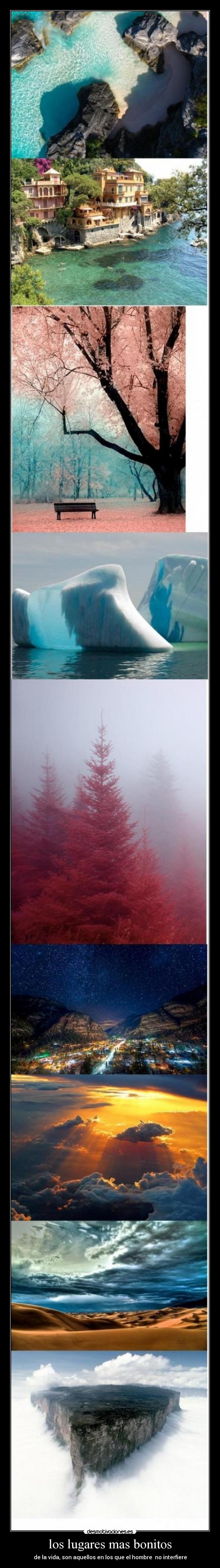 los lugares mas bonitos -