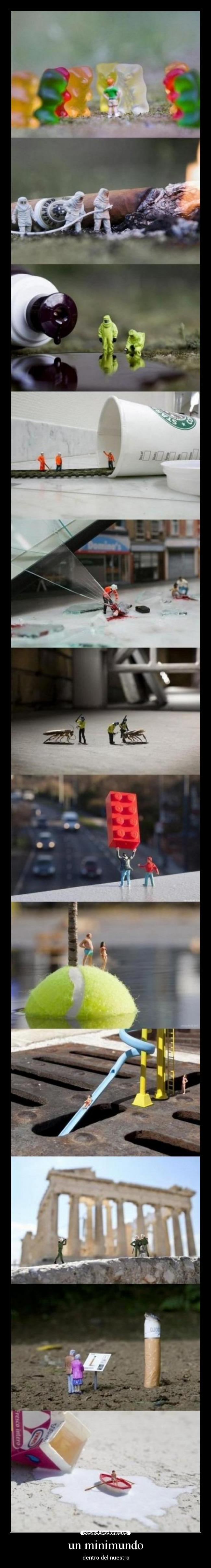 un minimundo -