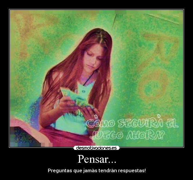 Pensar... -