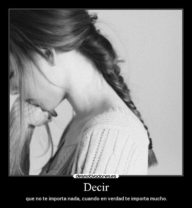 Decir -