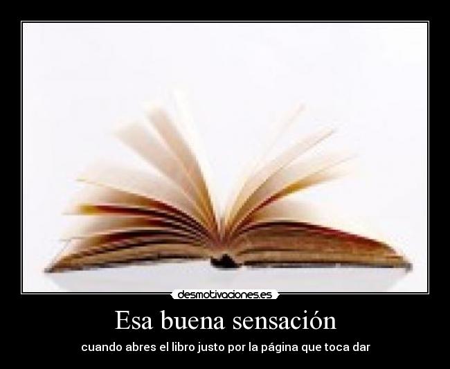 Esa buena sensación -