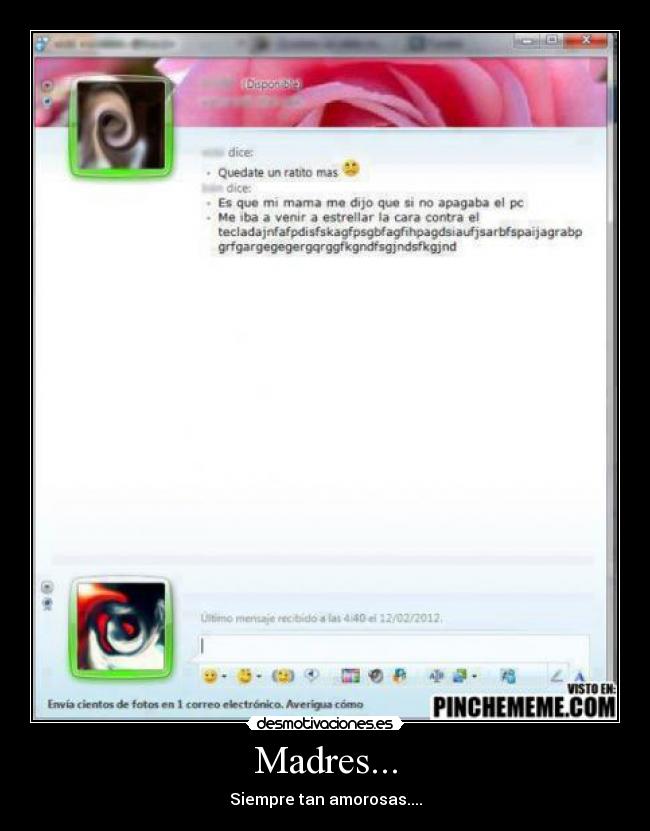 Madres... - Siempre tan amorosas....