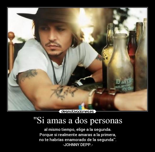 Si amas a dos personas -