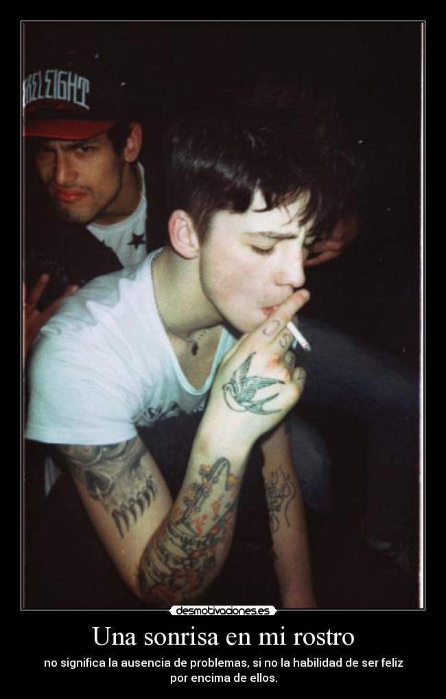 Una sonrisa en mi rostro -