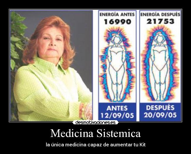 carteles medicina sistemica desmotivaciones