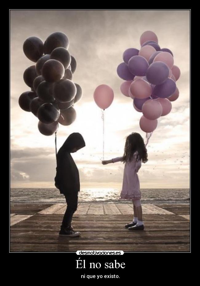 Él no sabe -