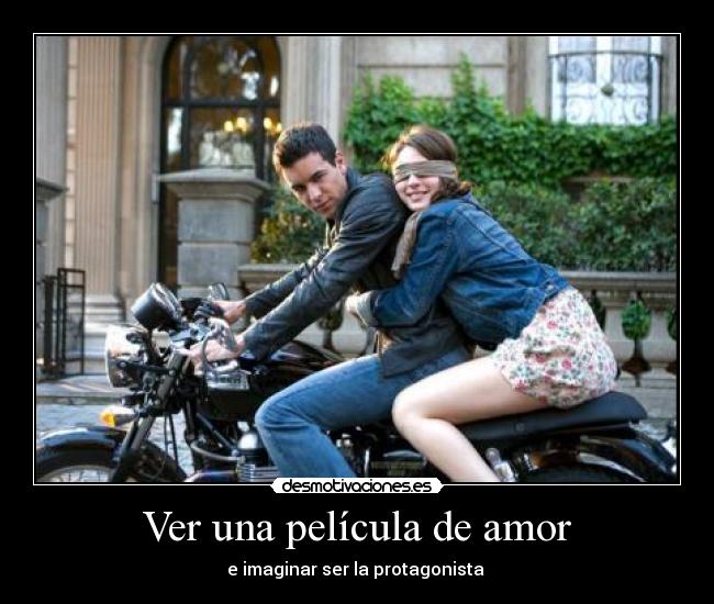 Ver una película de amor -
