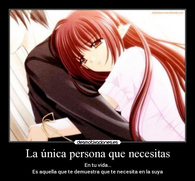 La única persona que necesitas -
