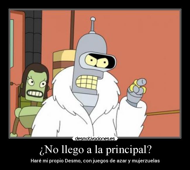 ¿No llego a la principal? - 