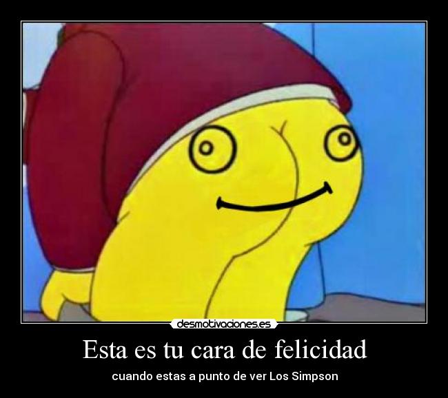 carteles felicidad bart mostrando trasero jeje desmotivaciones