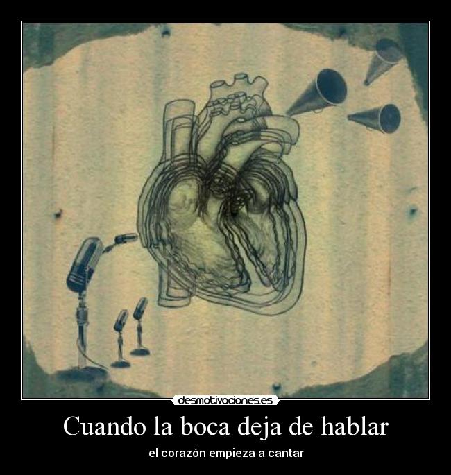 Cuando la boca deja de hablar -