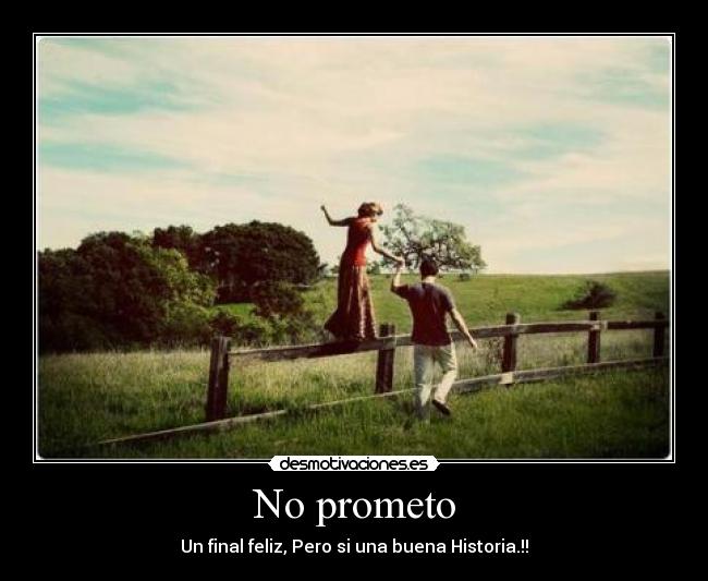 No prometo -