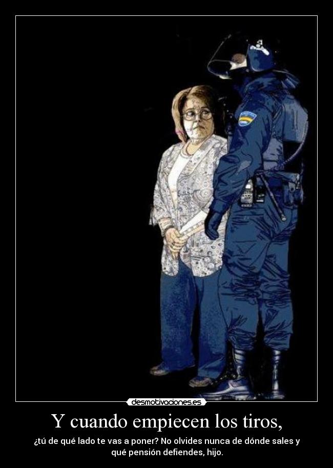 Y cuando empiecen los tiros, - 
