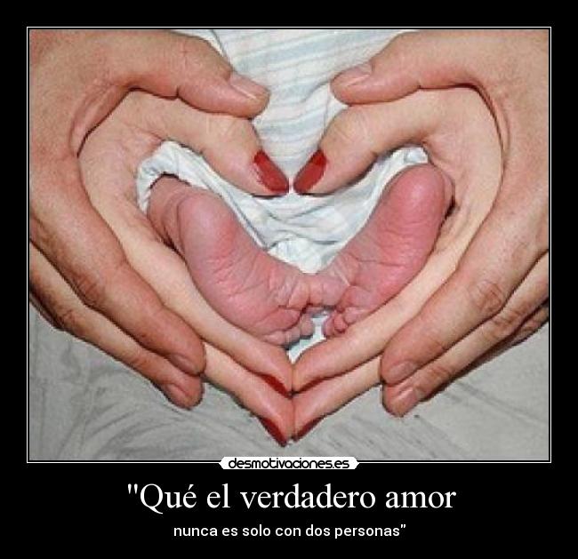 Qué el verdadero amor - nunca es solo con dos personas