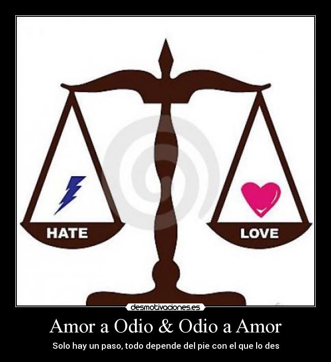 carteles amor odio odio amor asi desmotivaciones