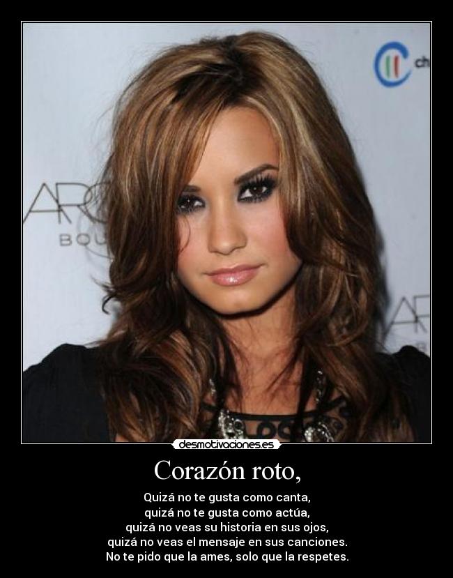 carteles corazon demi lovato desmotivaciones