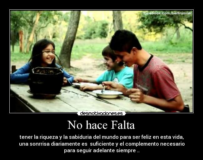 No hace Falta - 