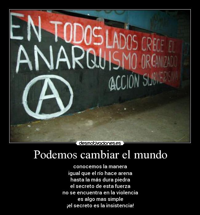 Podemos cambiar el mundo -