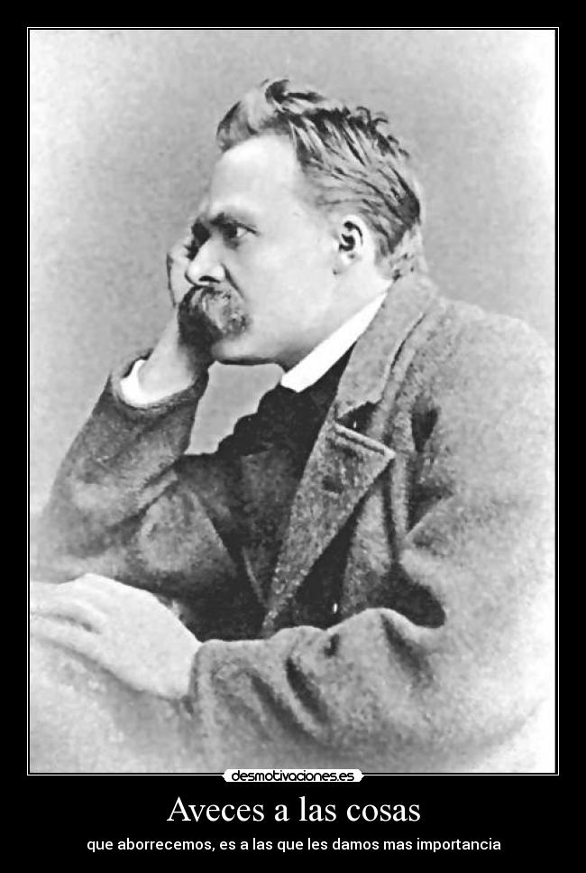 Aveces a las cosas -