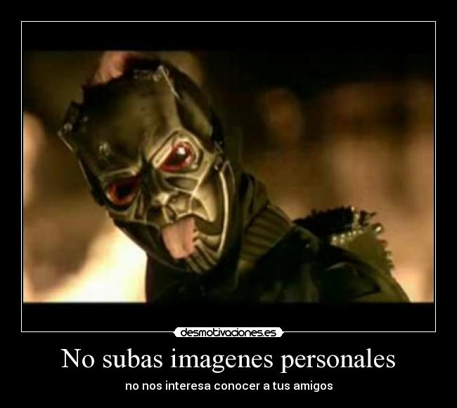 No subas imagenes personales -