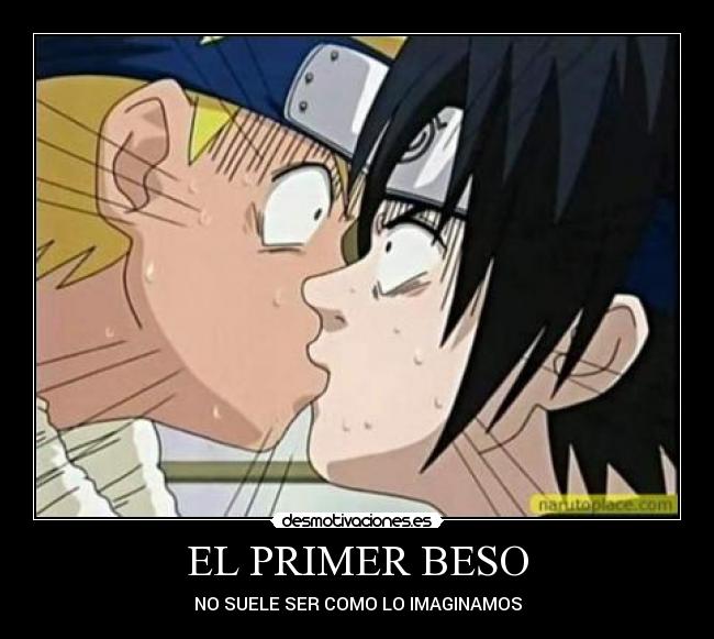 carteles primer beso desmotivaciones