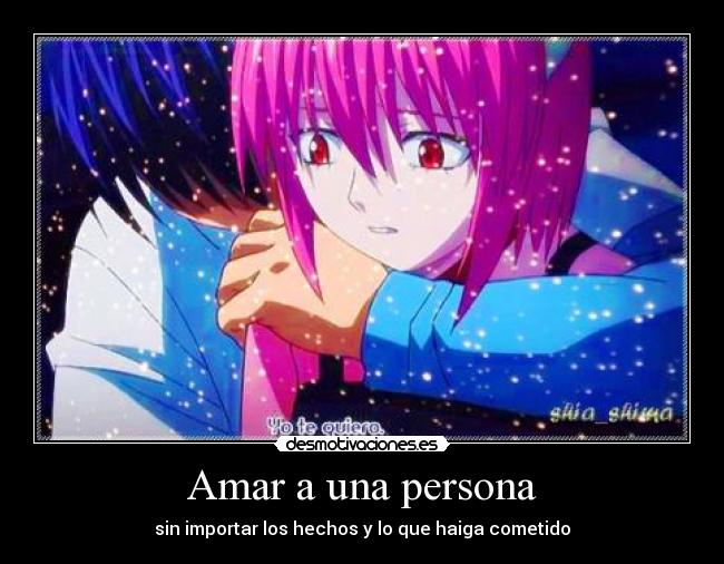 Amar a una persona -