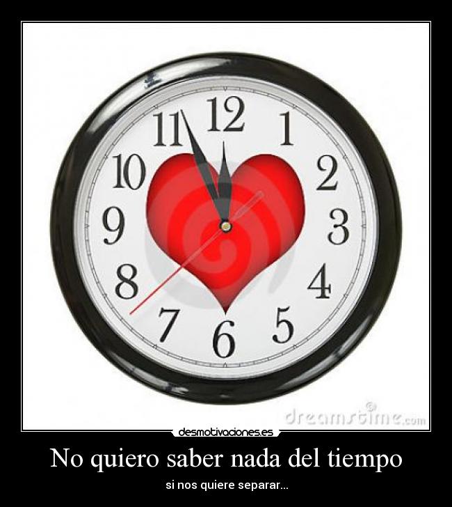 No quiero saber nada del tiempo - 