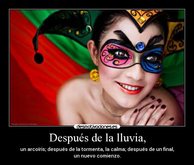 Después de la lluvia, - 