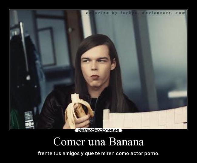 Comer una Banana -