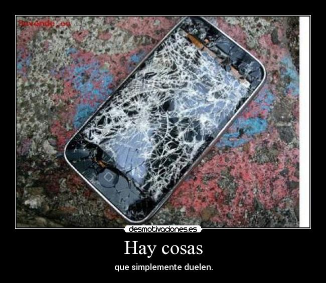 Hay cosas -
