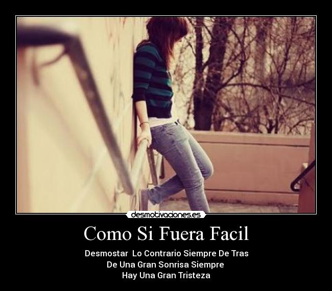 Como Si Fuera Facil - 