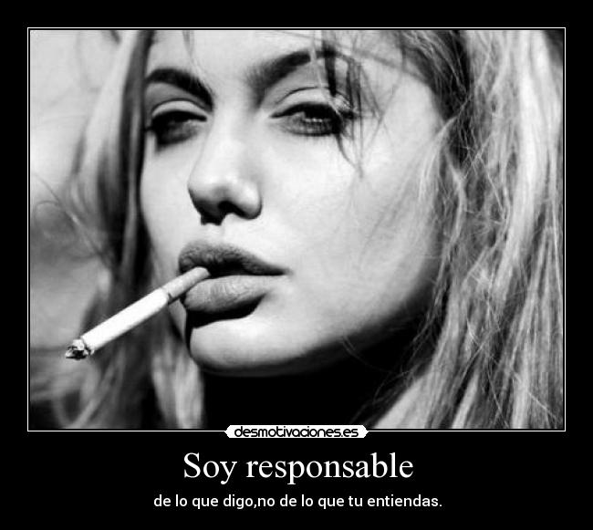 Soy responsable -