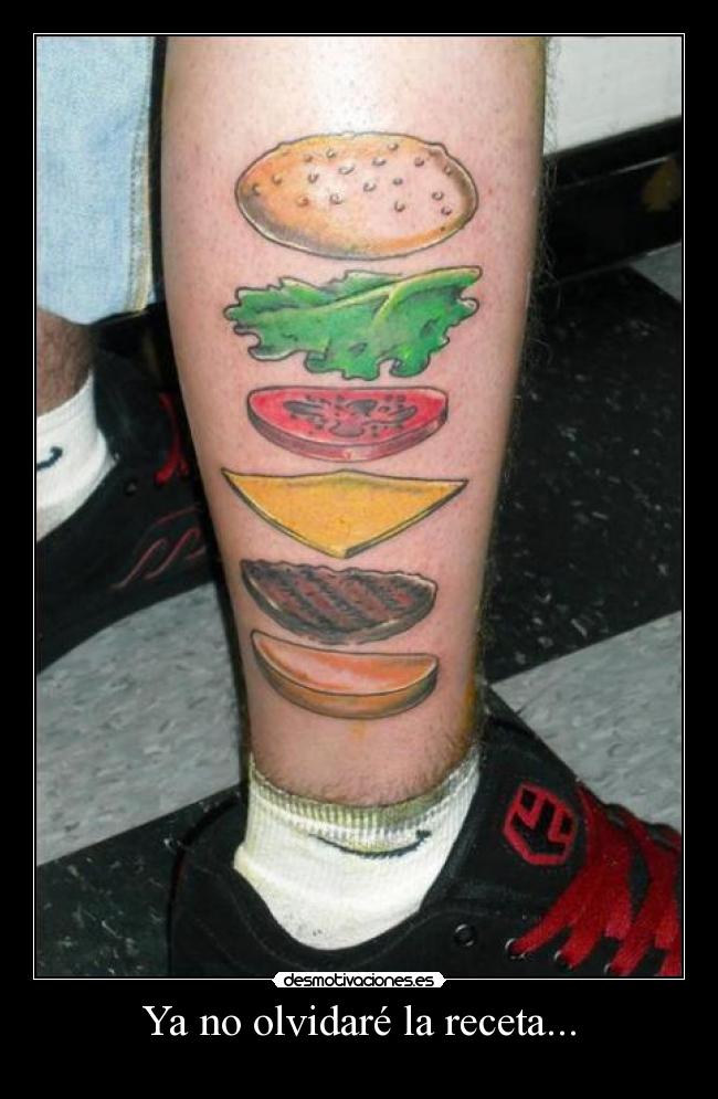 Ya no olvidaré la receta... -