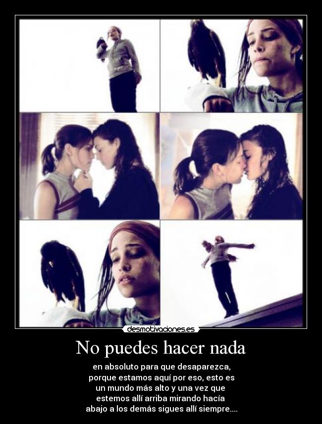 No puedes hacer nada -