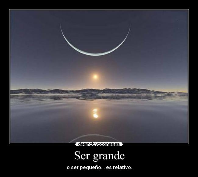 Ser grande -
