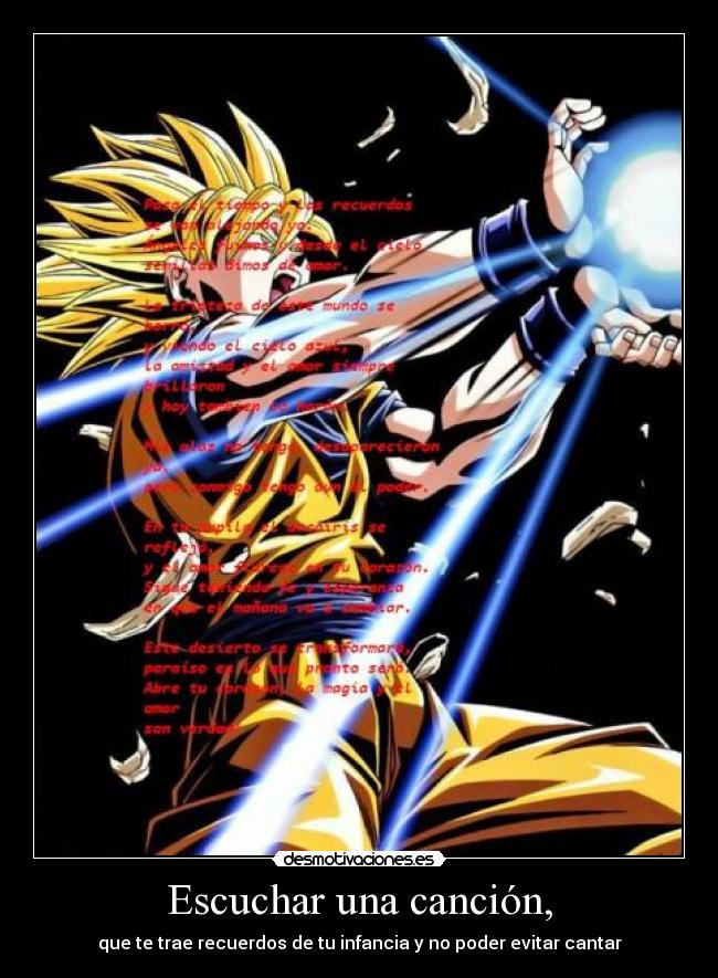 Escuchar una canción, - 