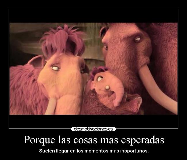 Porque las cosas mas esperadas - 