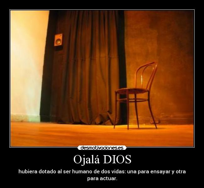 Ojalá DIOS - 