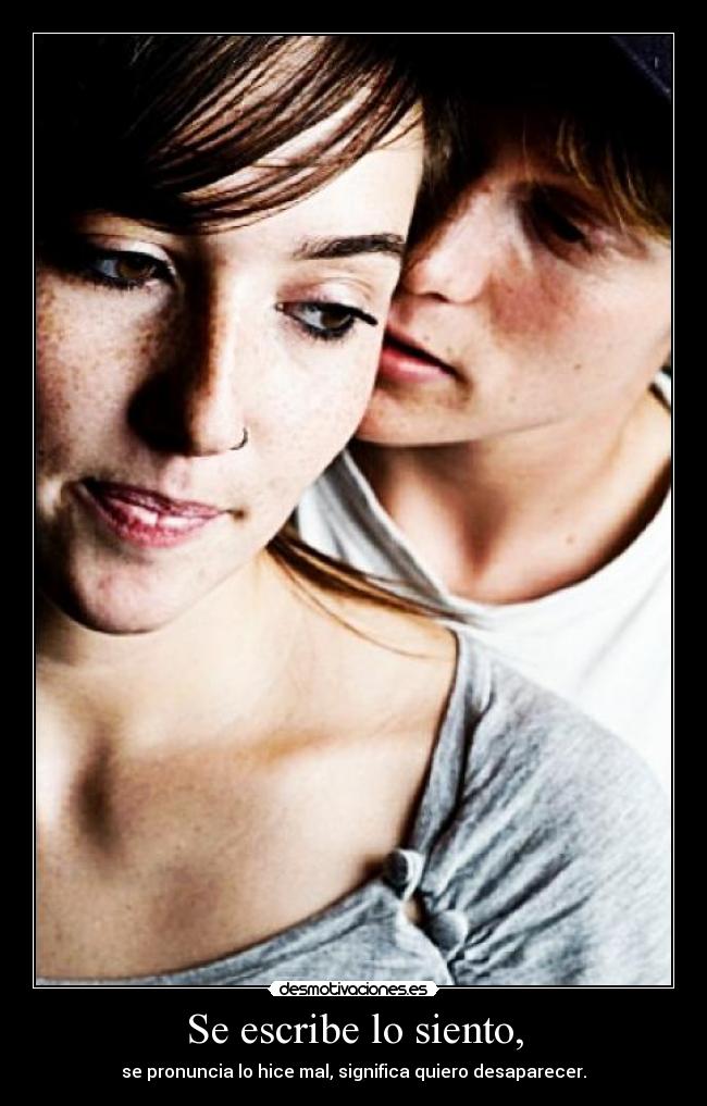 carteles escribe siento pronuncia hice mal significa quiero desaparecer desmotivaciones