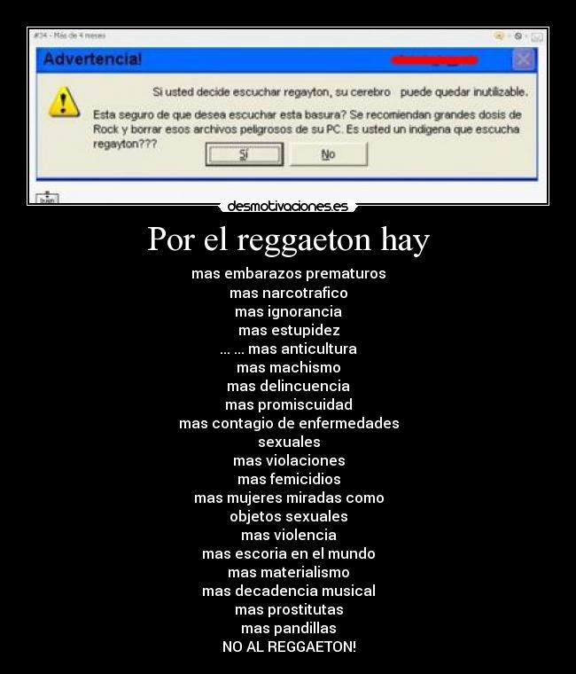 Por el reggaeton hay -