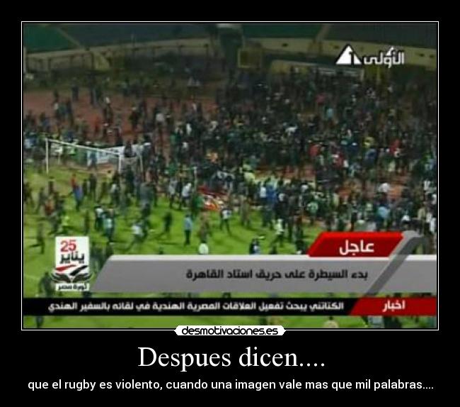 Despues dicen.... - que el rugby es violento, cuando una imagen vale mas que mil palabras....