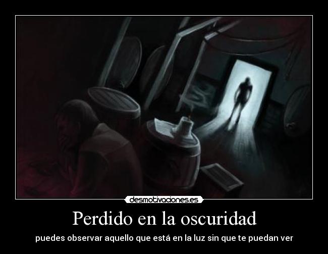 Perdido en la oscuridad -