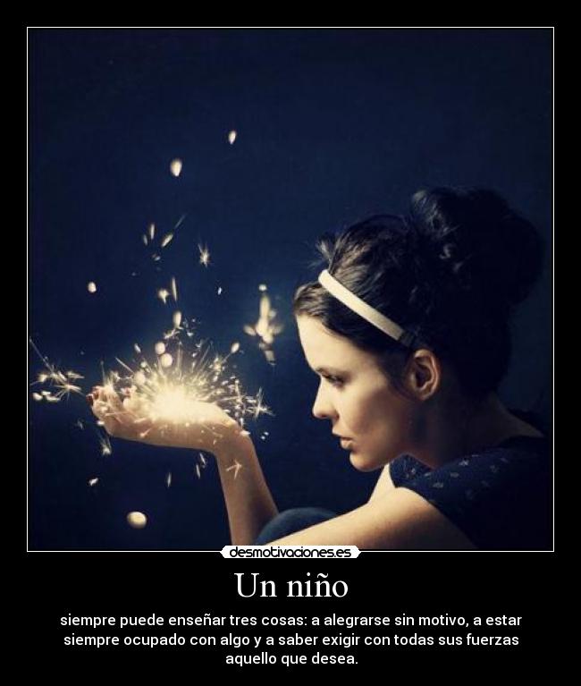 Un niño -