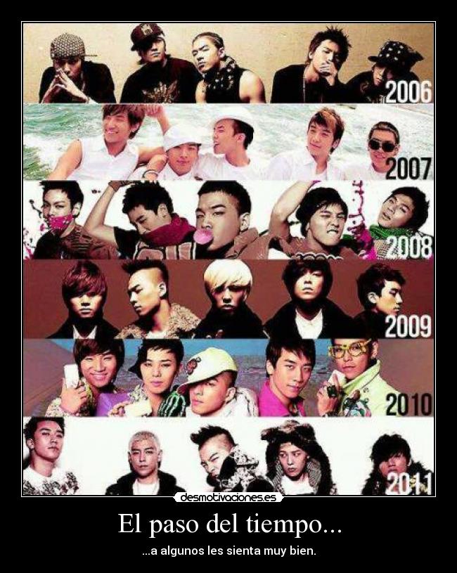 El paso del tiempo... - ...a algunos les sienta muy bien.