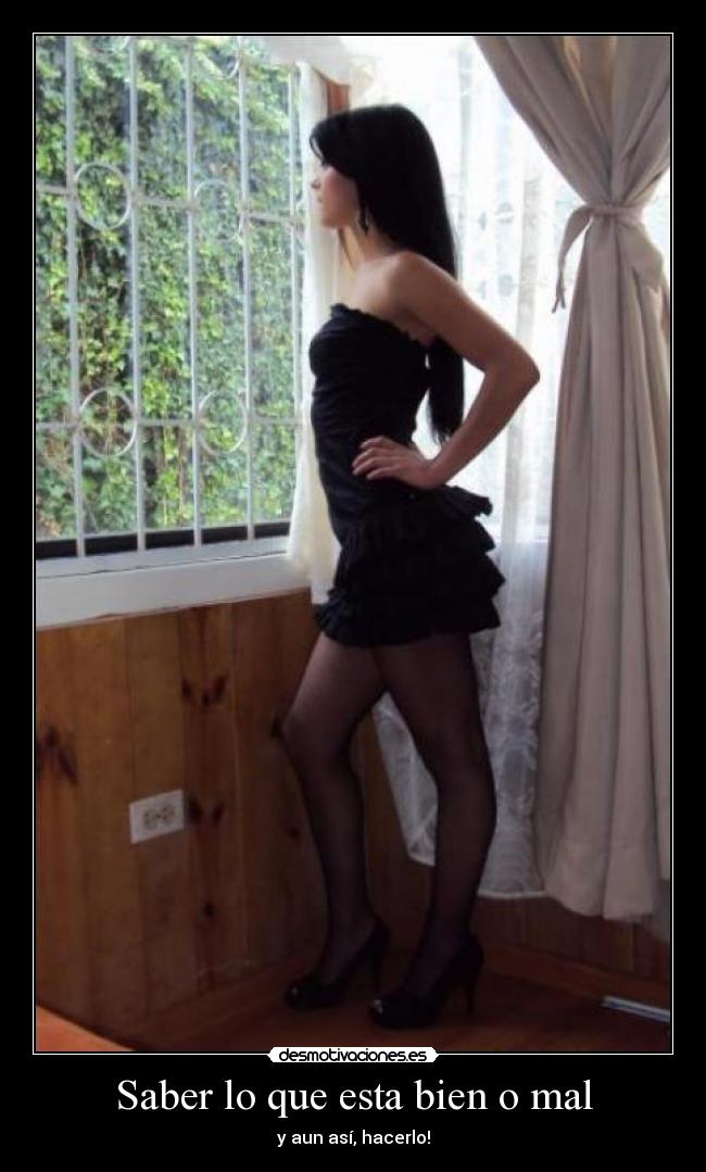 Saber lo que esta bien o mal -