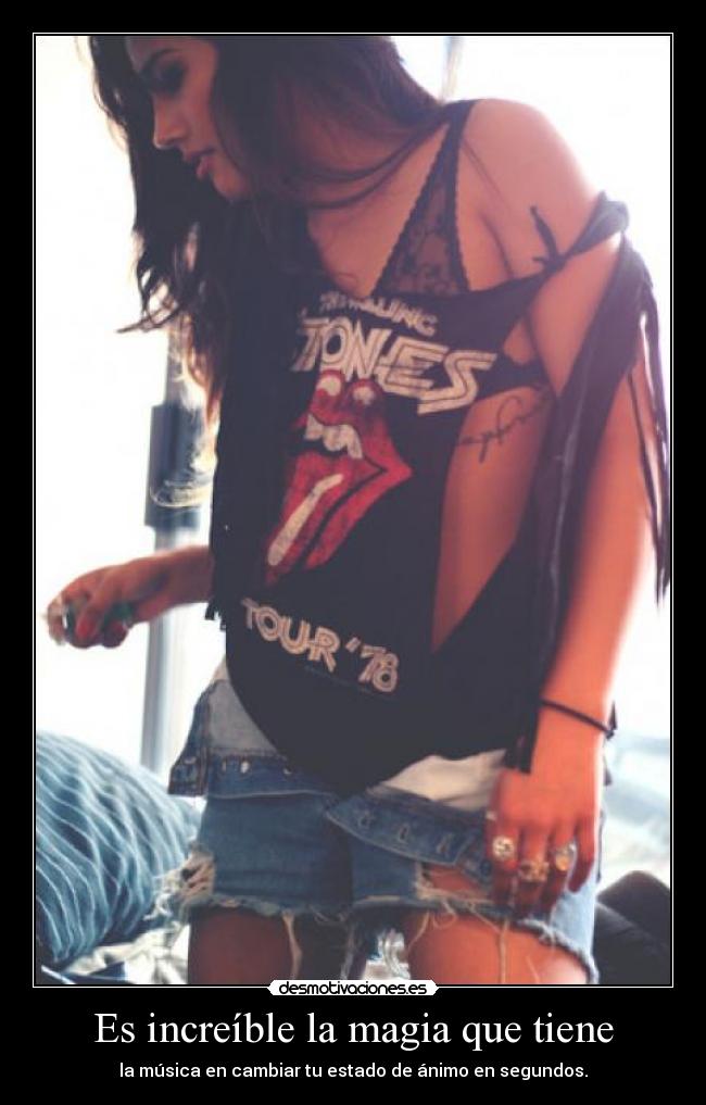 Es increíble la magia que tiene -