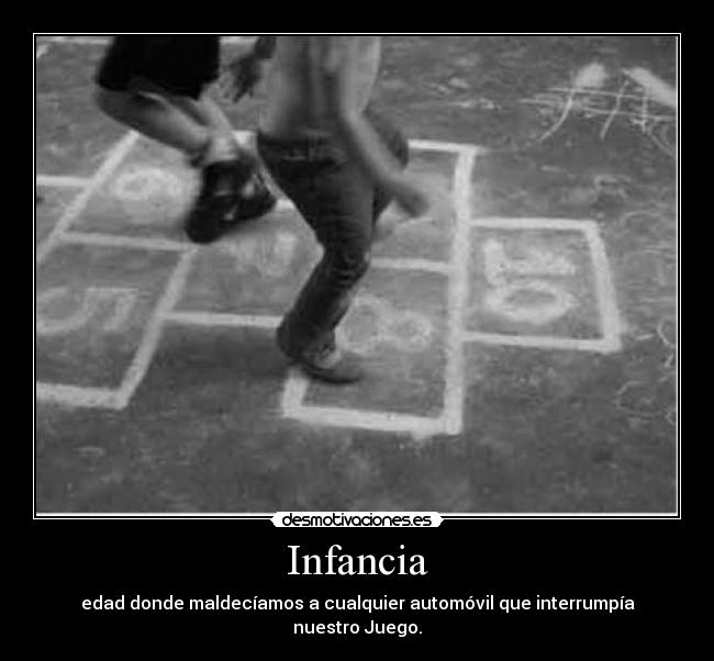 carteles infancia infancia automoviles juego desmotivaciones