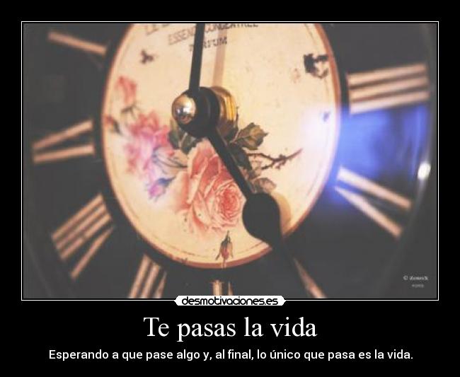 Te pasas la vida -