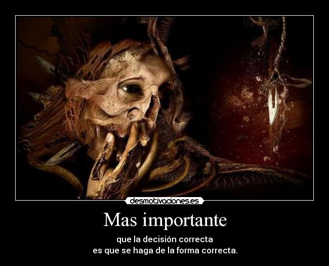 Mas importante -
