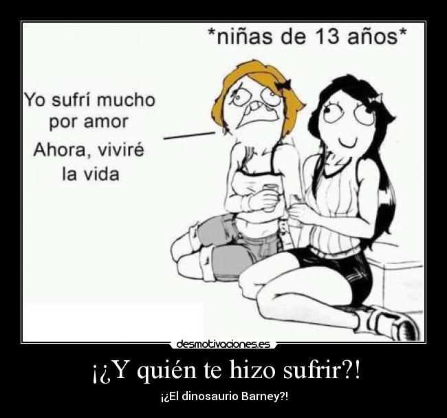 carteles barney desmotivaciones